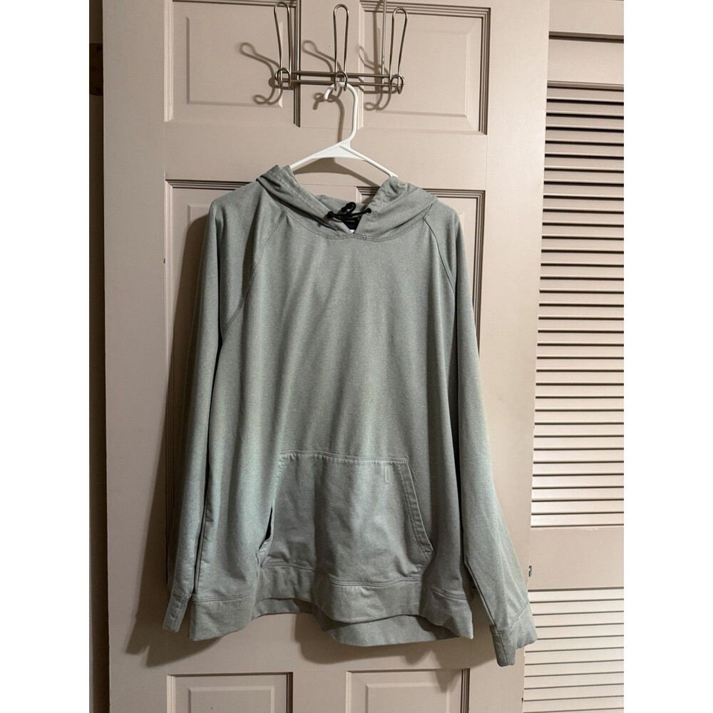Men’s Bass Outdoor Sweatshirt With Drawstring Hood Size Large